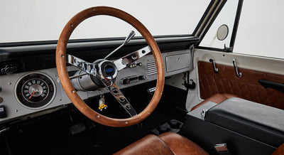 Classic Ford Bronco dashboard