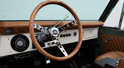 Classic Ford Bronco dashboard