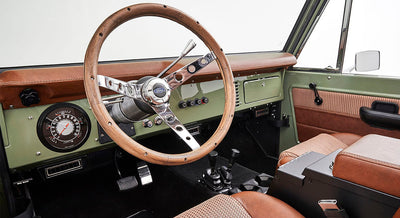 Classic Ford Bronco dashboard