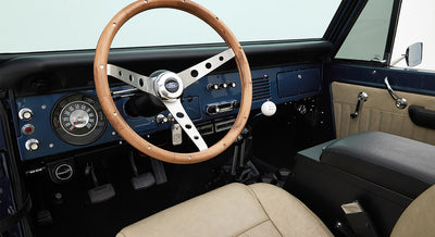 Classic Ford Bronco dashboard