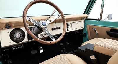 Classic Ford Bronco dashboard