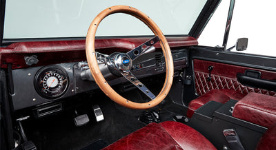 Classic Ford Bronco dashboard