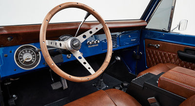 Classic Ford Bronco dashboard