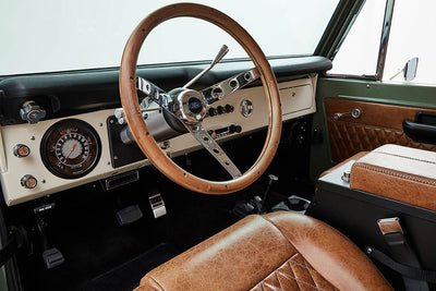 Classic Ford Bronco dashboard