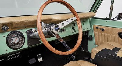 Classic Ford Bronco dashboard