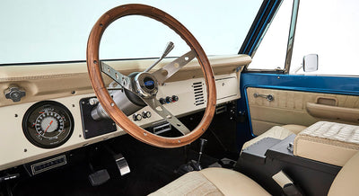 Classic Ford Bronco dashboard