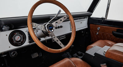 Classic Ford Bronco dashboard
