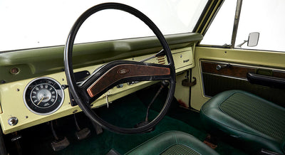 Classic Ford Bronco dashboard