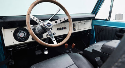 Classic Ford Bronco dashboard
