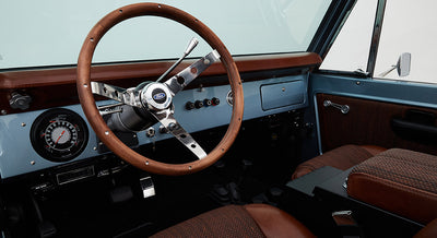 Classic Ford Bronco dashboard