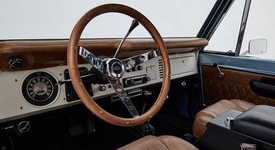 Classic Ford Bronco dashboard
