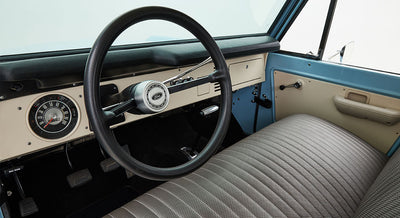 Classic Ford Bronco dashboard