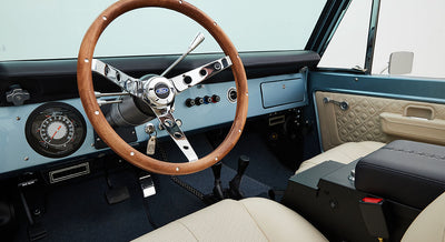 Classic Ford Bronco dashboard