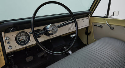 Classic Ford Bronco dashboard
