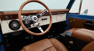 Classic Ford Bronco dashboard