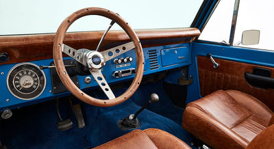 Classic Ford Bronco dashboard