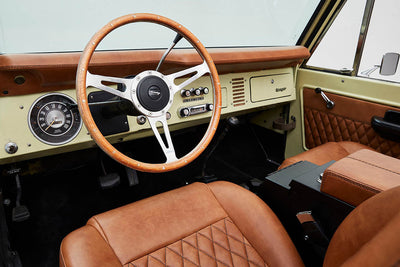Classic Ford Bronco dashboard