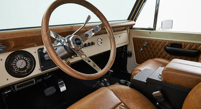 Classic Ford Bronco dashboard