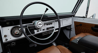 Classic Ford Bronco dashboard
