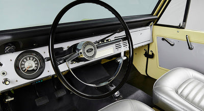 Classic Ford Bronco dashboard