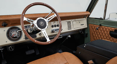 Classic Ford Bronco dashboard