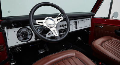 Classic Ford Bronco dashboard