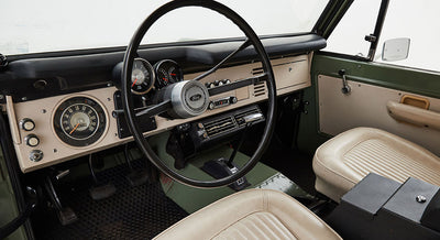 Classic Ford Bronco dashboard