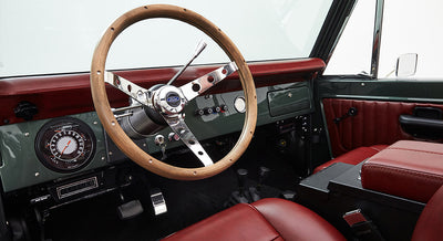 Classic Ford Bronco dashboard