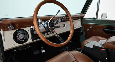 Classic Ford Bronco dashboard