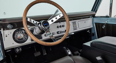 Classic Ford Bronco dashboard