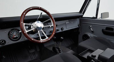 Classic Ford Bronco dashboard
