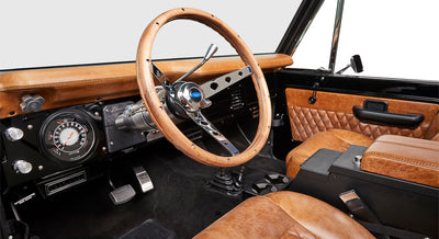 Classic Ford Bronco dashboard