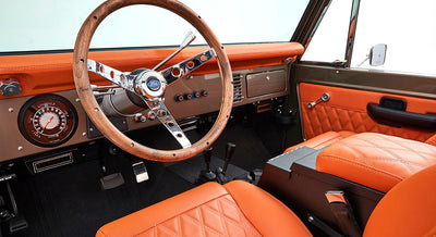 Classic Ford Bronco dashboard