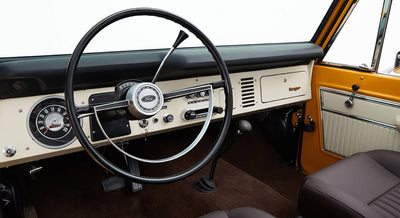 Classic Ford Bronco dashboard