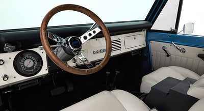 Classic Ford Bronco dashboard