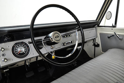 Classic Ford Bronco dashboard