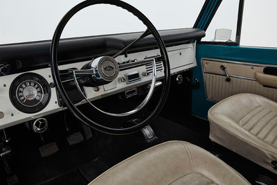 Classic Ford Bronco dashboard