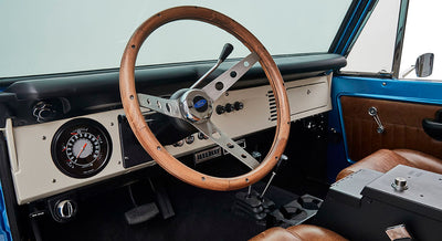 Classic Ford Bronco dashboard