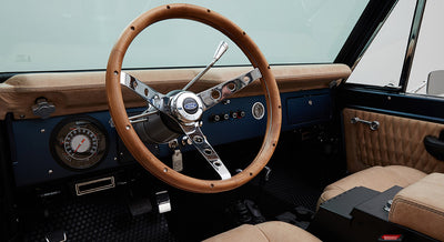 Classic Ford Bronco dashboard