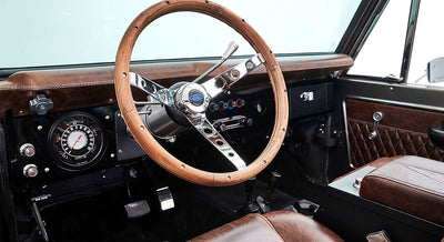 Classic Ford Bronco dashboard