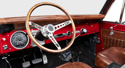 Classic Ford Bronco dashboard