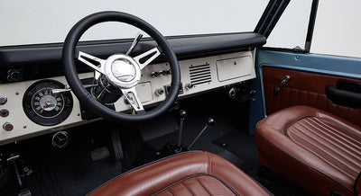 Classic Ford Bronco dashboard