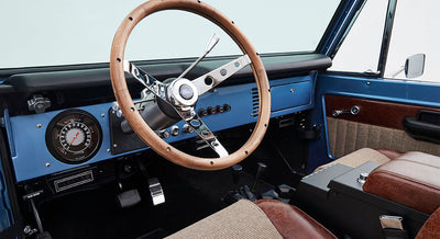 Classic Ford Bronco dashboard