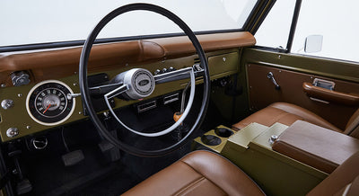 Classic Ford Bronco dashboard
