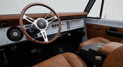 Classic Ford Bronco dashboard