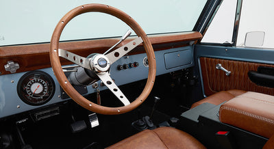 Classic Ford Bronco dashboard