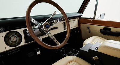 Classic Ford Bronco dashboard