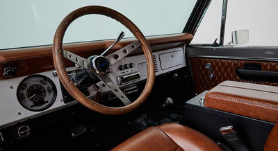 Classic Ford Bronco dashboard