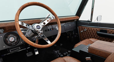 Classic Ford Bronco dashboard