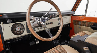 Classic Ford Bronco dashboard